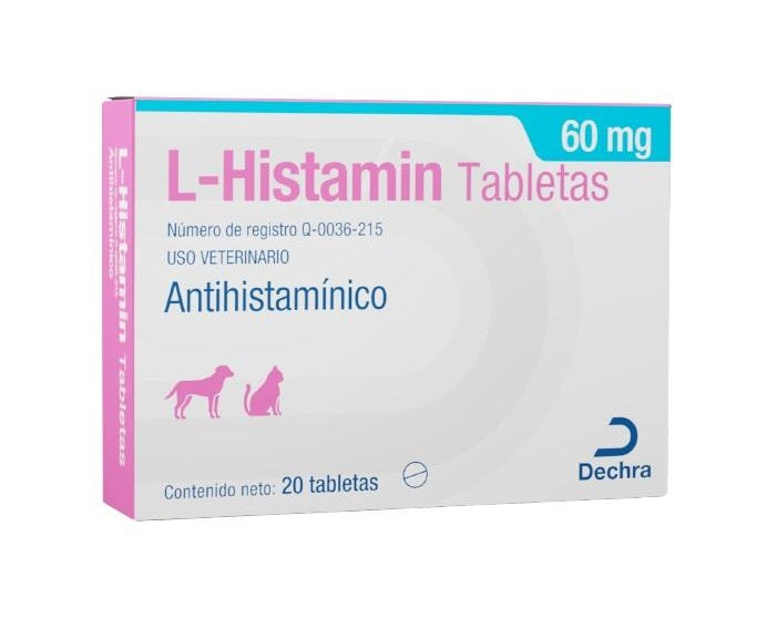 L-Histamin Caja 20 tabletas 60 mg